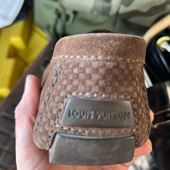 Louis Vuitton Men's Monte Carlo Brown suede Driver Loafers 8.5 *good condition!* - Picture 4 of 4